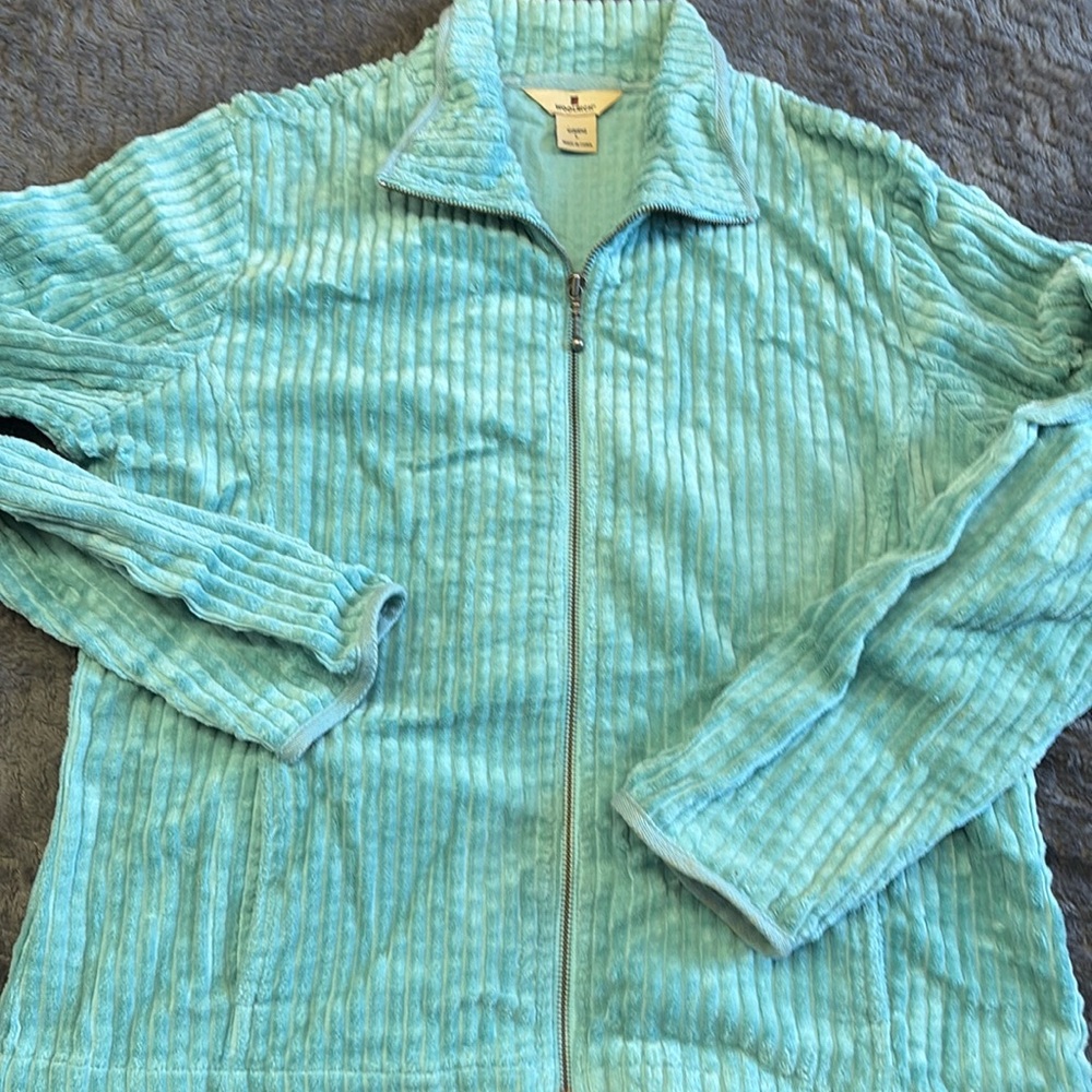 Woolrich qualifier size large 2020 super nice Kinsdale corduroy aqua